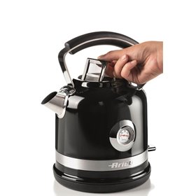 Ariete 2854 Moderna Bollitore Elettrico, 2000 W, Capacità 1,7 L, 360° Cordless, Sistema di Spegnimento Automatico, Filtro Rimovi