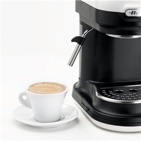 Ariete 1318 Moderna Macchina per caffè espresso con macinacaffè integrato, per caffè in grani e macinato, cappuccinatore per sch