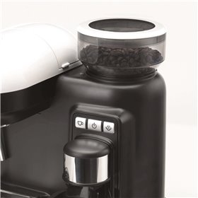 Ariete 1318 Moderna Macchina per caffè espresso con macinacaffè integrato, per caffè in grani e macinato, cappuccinatore per sch