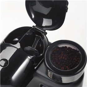 Ariete 1318 Moderna Macchina per caffè espresso con macinacaffè integrato, per caffè in grani e macinato, cappuccinatore per sch