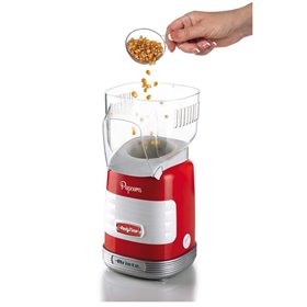 Ariete 2956, Pop Corn Party Time, Macchina per Pop Corn, Scoppia 60gr di Mais per Pop Corn in 2 minuti con Aria Calda, Senza Gra