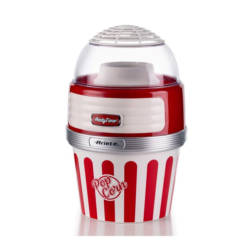 Ariete 2957 Pop Corn XL Party Time - Macchina per Popcorn - Scoppia 60gr di Mais in 2 minuti con Aria Calda - Ciotola Estraibile