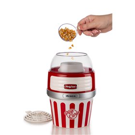 Ariete 2957 Pop Corn XL Party Time - Macchina per Popcorn - Scoppia 60gr di Mais in 2 minuti con Aria Calda - Ciotola Estraibile