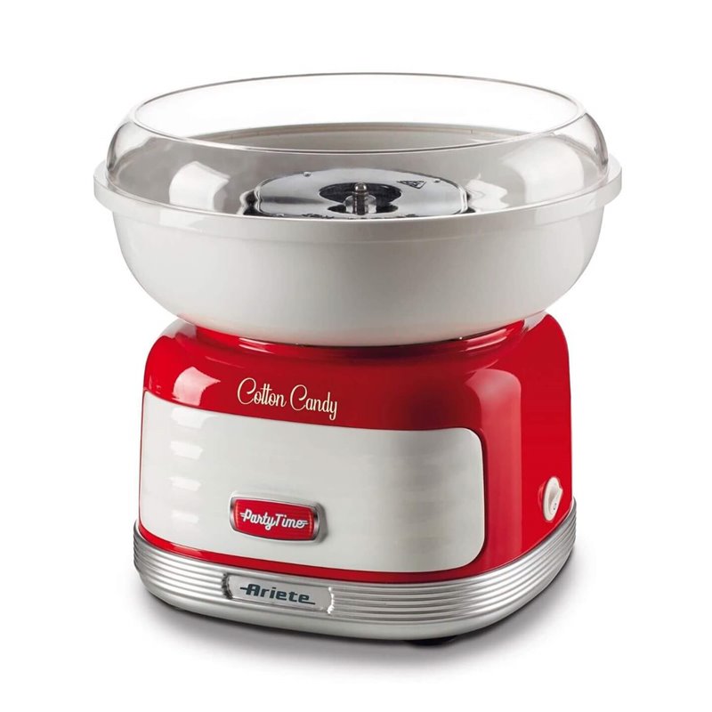 Ariete 2973 - Cotton Candy Party Time - Macchina per Zucchero Filato compatibile con zucchero semolato e caramelle dure - 500 Wa