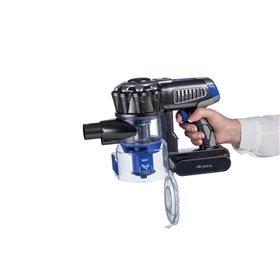 Ariete 2722 22v Lithium - Scopa Elettrica Senza Fili - 3 livelli di Filtrazione - Batteria Li-Ion 2200 mAH - Kit accessori inclu