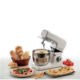 Ariete Gourmet Professional 7L 1598/00, Impastatrice Planetaria, 1200 W, Capacità 7 L, 3 Accessori, 6 Velocità, Funzione Pulse, 