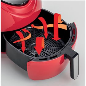 Ariete 4618 Airy Fryer XXL - Friggitrice ad Aria - Frigge 2,5 kg di Patatine Fritte - 7 Litri - Cottura Senza Olio e Grassi - 18