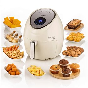 Ariete 4618 Airy Fryer XXL - Friggitrice ad Aria - Frigge 2,5 kg di Patatine Fritte - 7 Litri - Cottura Senza Olio e Grassi - 18