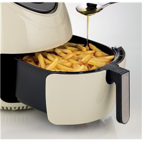 Ariete 4618 Airy Fryer XXL - Friggitrice ad Aria - Frigge 2,5 kg di Patatine Fritte - 7 Litri - Cottura Senza Olio e Grassi - 18