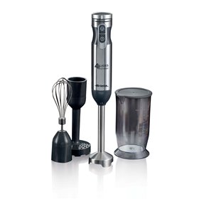 Ariete 898/1 4 Blades Multiprep 7in1, Frullatore a immersione, 7 funzioni, 1000W, 10 velocità + turbo, Capacità 2 L, Accessori i