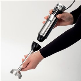 Ariete 898/1 4 Blades Multiprep 7in1, Frullatore a immersione, 7 funzioni, 1000W, 10 velocità + turbo, Capacità 2 L, Accessori i