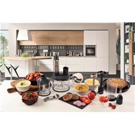 Ariete 898/1 4 Blades Multiprep 7in1, Frullatore a immersione, 7 funzioni, 1000W, 10 velocità + turbo, Capacità 2 L, Accessori i