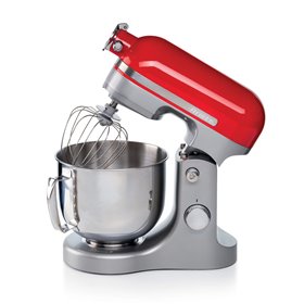 Ariete 1589 Planetaria Moderna, 1600 Watt, 11 velocità, 5,5 Litri, 3 accessori per impastare, amalgamare e montare. Rosso