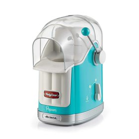 Ariete 2958 Pop Corn Maker Party Time, Macchina per pop corn con leva, 1100 Watt, Capacità 600 g, Cottura ad aria calda senza gr