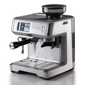 Ariete 1312, Macchina da Caffè con Display Digitale, Macinacaffè Integrato, Compatibile con Caffè in Polvere e Cialde ESE, 15 Ba