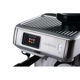 Ariete 1312, Macchina da Caffè con Display Digitale, Macinacaffè Integrato, Compatibile con Caffè in Polvere e Cialde ESE, 15 Ba