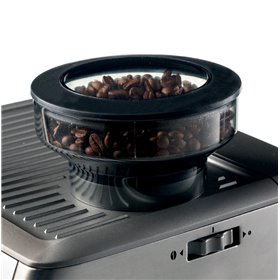 Ariete 1312, Macchina da Caffè con Display Digitale, Macinacaffè Integrato, Compatibile con Caffè in Polvere e Cialde ESE, 15 Ba