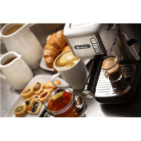 Ariete 1380 Macchina da caffè in metallo, compatibile con caffè in polvere e cialde ESE, 1300 W, Capacità 1,1 L, 15 bar di press