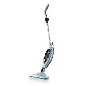 Ariete 4175 Steam Mop Foldable 10 in 1, Scopa a Vapore Pieghevole, 1500 Watt, 10 funzioni in 1, Kit accessori, Capacità 350 cc, 