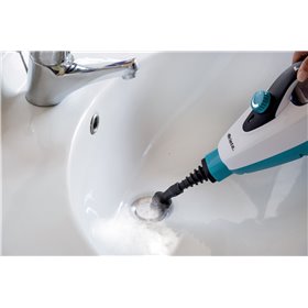 Ariete 4175 Steam Mop Foldable 10 in 1, Scopa a Vapore Pieghevole, 1500 Watt, 10 funzioni in 1, Kit accessori, Capacità 350 cc, 