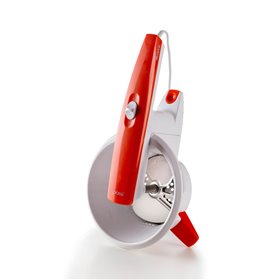 Ariete 261 Passì - Passaverdure Elettrico - 3 dischi Acciaio Inox - adattabile a qualsiasi recipiente - 25 Watt - Bianco e aranc