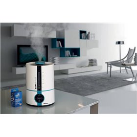 Ariete 2836 Sani-Jet Air, Umidificatore a ultrasuoni con funzione igienizzante, 30 Watt, Capacità Serbatoio 5L, 3 livelli di int