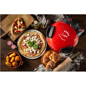 Ariete 909 Forno Pizza -  Pizza in 4 minuti - Piastra in pietra refrattaria con trattamento antiaderente - Temperatura max 400° 