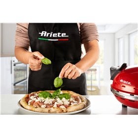 Ariete 909 Forno Pizza -  Pizza in 4 minuti - Piastra in pietra refrattaria con trattamento antiaderente - Temperatura max 400° 