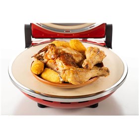 Ariete 909 Forno Pizza -  Pizza in 4 minuti - Piastra in pietra refrattaria con trattamento antiaderente - Temperatura max 400° 