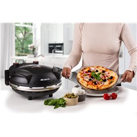 Ariete 917 Forno Pizza -  Pizza in 4 minuti - Piastra in pietra refrattaria con trattamento antiaderente - Temperatura max 400° 