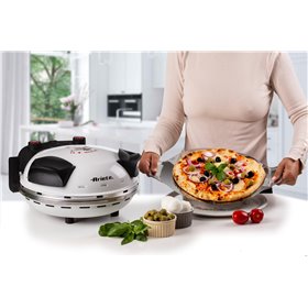 Ariete 918 Forno Pizza -  Pizza in 4 minuti - Piastra in pietra refrattaria con trattamento antiaderente - Temperatura max 400° 