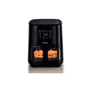 Ariete 4626  Friggitrice ad aria 6L, 1300 W, Capacità 6L, Capacità di cottura 2,5kg, 8 programmi preimpostati, Temperatura fino 