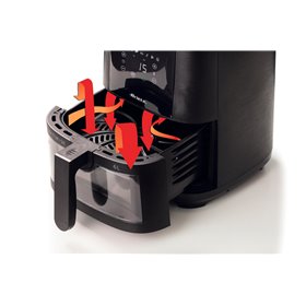 Ariete 4626  Friggitrice ad aria 6L, 1300 W, Capacità 6L, Capacità di cottura 2,5kg, 8 programmi preimpostati, Temperatura fino 
