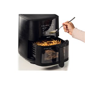 Ariete 4626  Friggitrice ad aria 6L, 1300 W, Capacità 6L, Capacità di cottura 2,5kg, 8 programmi preimpostati, Temperatura fino 