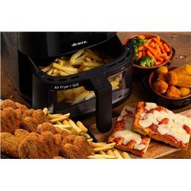Ariete 4626  Friggitrice ad aria 6L, 1300 W, Capacità 6L, Capacità di cottura 2,5kg, 8 programmi preimpostati, Temperatura fino 
