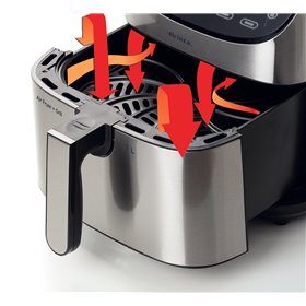 Ariete 4628 Friggitrice ad aria 7L, 1800 W, Capacità 7L, Capacità di cottura 2,8kg, 12 programmi preimpostati, Funzione Max Cris
