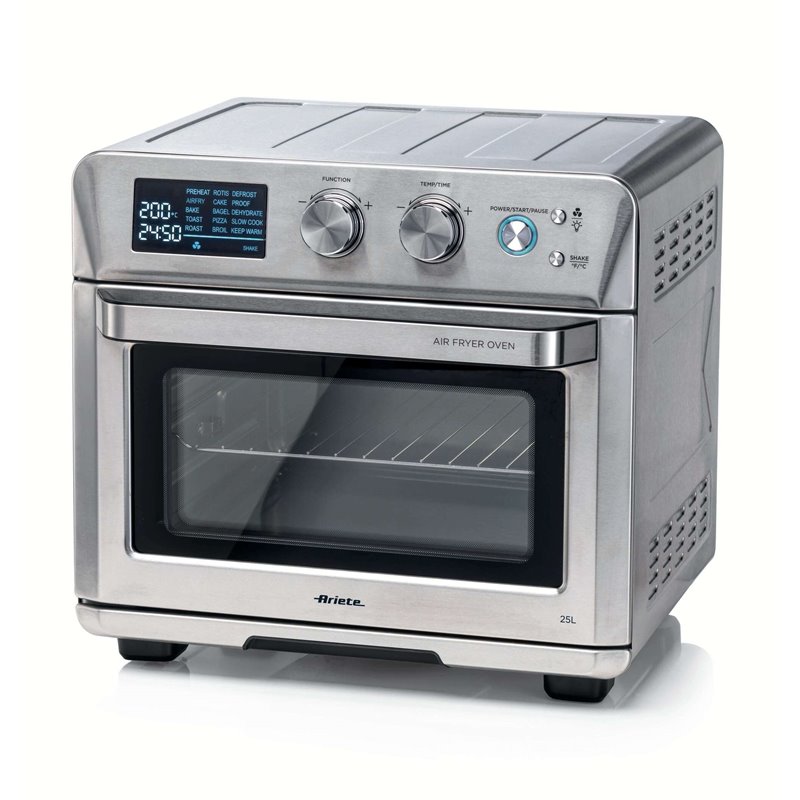 Ariete 4629 Forno + Friggitrice ad Aria 25L, 1700 W, Capacità 25L, 15 funzioni di cottura, Multifunzione, Temperatura fino a 230