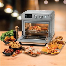 Ariete 4629 Forno + Friggitrice ad Aria 25L, 1700 W, Capacità 25L, 15 funzioni di cottura, Multifunzione, Temperatura fino a 230