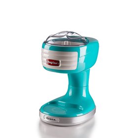 Ariete 76 Ice Crusher Party Time, Macchina per tritare il ghiaccio, 30 W, Cestello tritaghiaccio removibile, Lame in acciaio ino