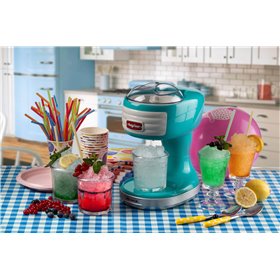 Ariete 76 Ice Crusher Party Time, Macchina per tritare il ghiaccio, 30 W, Cestello tritaghiaccio removibile, Lame in acciaio ino