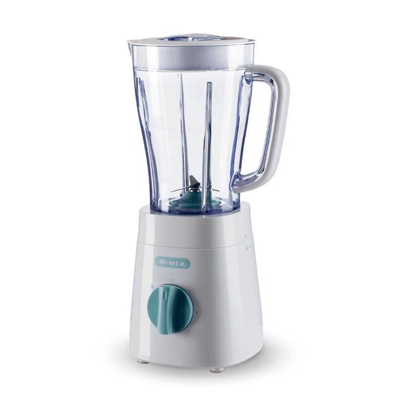 Ariete 576 Frullatore Breakfast, Frullatore, 500W, 4 lame in acciaio inox, 2 velocità + Funzione Pulse, Capacità 1,5 L, Piedini 