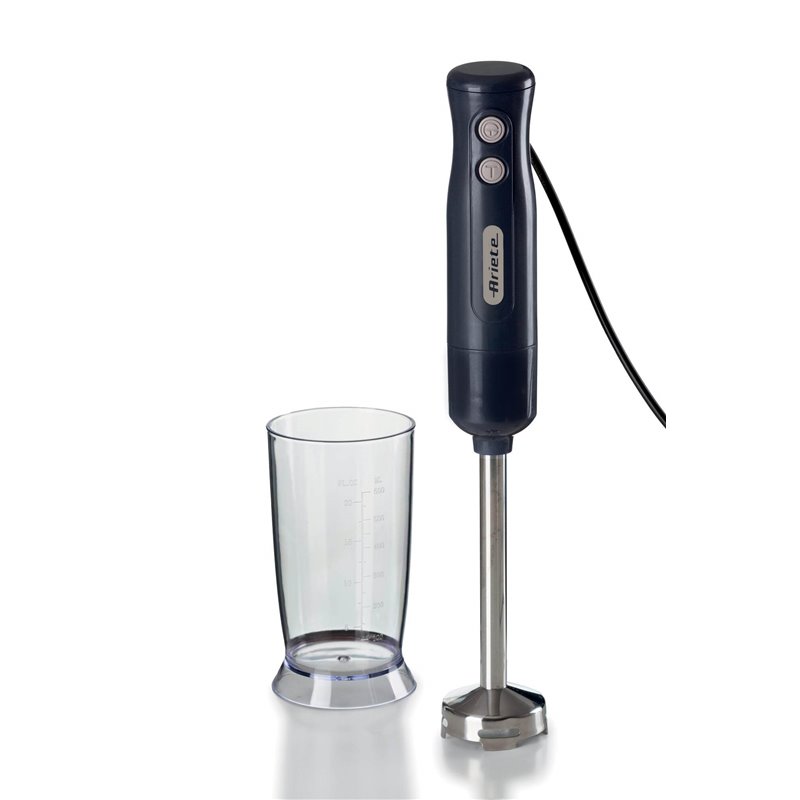 Ariete 601 Frullatore a Immersione Breakfast, Frullatore a immersione, 700 W, 2 velocità, Lama in acciaio inox, Gamba removibile