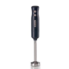 Ariete 601 Frullatore a Immersione con tritatutto, 700 W, 2 velocità, Lama in acciaio inox, Gamba removibile, Bicchiere traspare