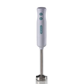 Ariete 601 Frullatore a Immersione con tritatutto, 700 W, 2 velocità, Lama in acciaio inox, Gamba removibile, Bicchiere traspare