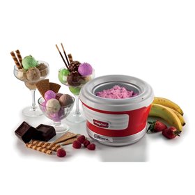 Ariete 643 Ice Cream Maker Party Time, Macchina per fare il gelato, 12W, Capacità 1,5 L, Cestello estraibile con doppio isolamen