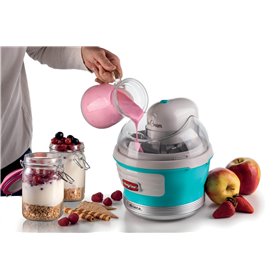 Ariete 643 Ice Cream Maker Party Time, Macchina per fare il gelato, 12W, Capacità 1,5 L, Cestello estraibile con doppio isolamen
