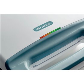 Ariete 1971 Tostiera Breakfast, Piastra elettrica per toast, sandwich e panini, 750W, Piastre fisse grill, Rivestimento antiader