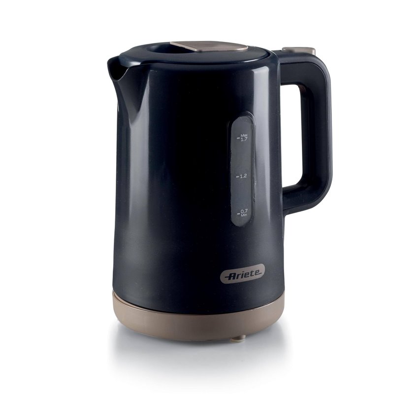 Ariete 2846 Bollitore Breakfast, 2200W, Capacità 1,7 L, Base Cordless 360°, Spegnimento automatico, Coperchio di sicurezza, Live