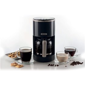 Ariete 1394 Macchina Caffè Filtro Breakfast, Macchina per caffè americano, Capacità 12 tazze, Finestra livello acqua, Indicatore
