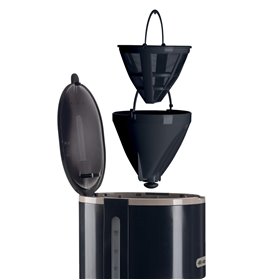 Ariete 1394 Macchina Caffè Filtro Breakfast, Macchina per caffè americano, Capacità 12 tazze, Finestra livello acqua, Indicatore
